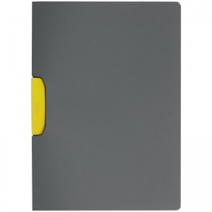 Папка с клипом Durable "Duraswing color", А4, до 30 листов, графит-желтая. 2304-04 ― Кнопкару. Саранск