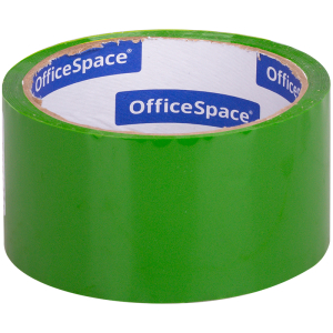 Клейкая лента упаковочная OfficeSpace, 48мм*40м, 45мкм, зеленая. КЛ_6287,212004 ― Кнопкару. Саранск