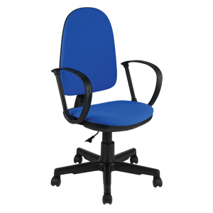 Кресло оператора Helmi HL-M30 "Престиж", ткань синяя В10. 342085 ― Кнопкару. Саранск