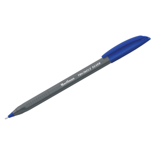 Ручка шариковая Berlingo "Triangle Silver" синяя, 1,0мм, трехгран. CBp_10792, 206169 ― Кнопкару. Саранск