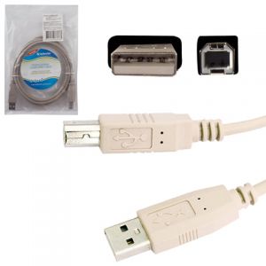 Кабель USB 2.0 AM-BM, 1,8 м, для подключения принтеров, МФУ и периферии/ CCP-USB2-AMBM-6 ― Кнопкару. Саранск