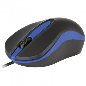 Мышь Smartbuy ONE 329, USB, черный, синий, 2btn+Roll. SBM-329-KB, 226318 ― Кнопкару. Саранск