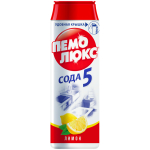 Средство чистящее Пемолюкс "Сода 5. Лимон", порошок, 480г.144202, 601899