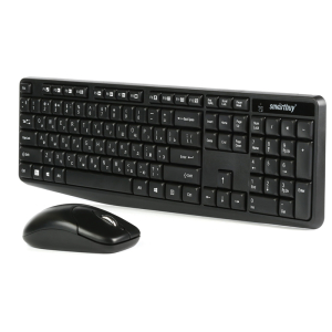 Комплект беспроводной клавиатура + мышь Smartbuy ONE, USB, черный. SBC-235380AG-K, 308170 ― Кнопкару. Саранск