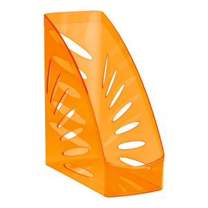 Лоток для бумаг вертикальный СТАММ "Тропик", оранжевый Манго.ЛТ360,324075 ― Кнопкару. Саранск