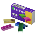 Скобы для степлера №10 Berlingo, цветные, 1000шт. SH705,264147