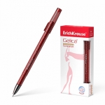 Ручка гелевая ErichKrause Gelica, цвет чернил красный. 45473