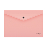 Папка-конверт на кнопке Berlingo "Instinct" А4, 180мкм, фламинго. AKk_04513, 300415