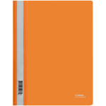 Папка-скоросшиватель пластик. СТАММ А4, 180мкм, оранжевая с прозр. верхом. ММ-31266, 362115